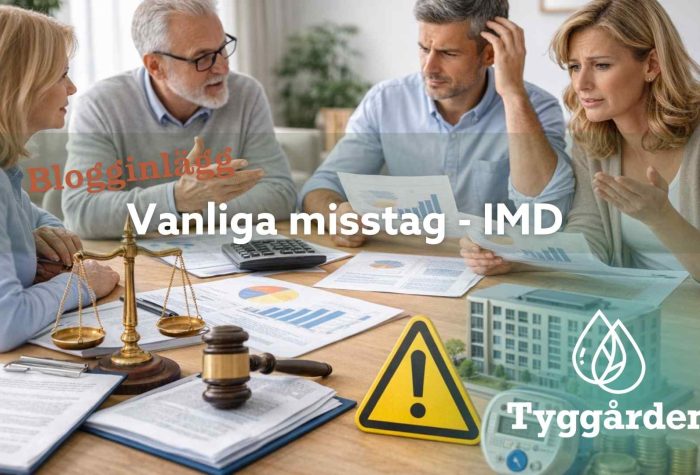 Vanliga misstag när bostadsrättsföreningar inför IMD